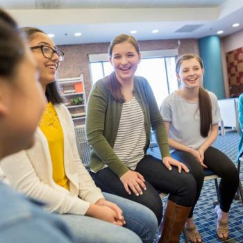 kids participating in group therapy